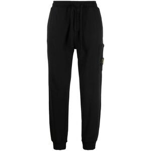Stone Island Black Trousers - Track Pants Men